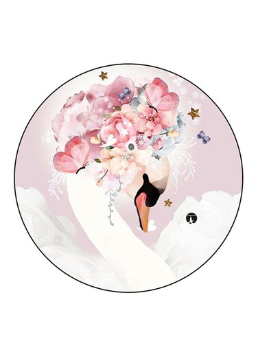 Swan Printed Fridge Magnet Multicolour