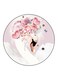 Swan Printed Fridge Magnet Multicolour