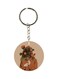 Flower Printed Keychain