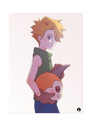 The Anime Digimon Metal Plate Poster Multicolour