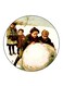 Kids Printed Fridge Magnet Round Multicolour