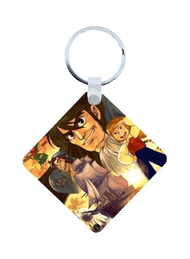 Jazirat Alkanz Wooden Keychain