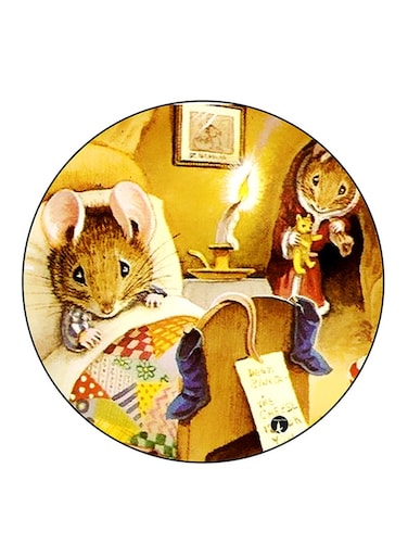 Mouse Printed Fridge Magnet Multicolour