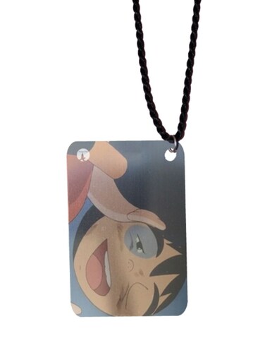Adnan With Lina Printed Car Mirror Pendant