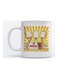 Mug Wonder Toast for Coffee and Tea White