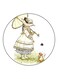 Cartoon Printed Fridge Magnet White/Beige/Green 5.5cm
