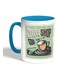 Old Caffee Shop Printed Coffee Mug White