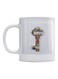 Palestine Returning Printed Ceramic Coffee Mug White/Brown/Green 350ml