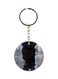 Girl Printed Double Sided Keychain