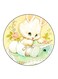 Rabbit Printed Fridge Magnet Multicolour