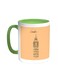Landmarks - Big Ben Clock Printed Coffee Mug Green/White 11ounce