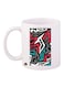 Printed Mug White/Black/Red 11 onuse