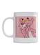 Panther Printed Mug White/Pink/Black