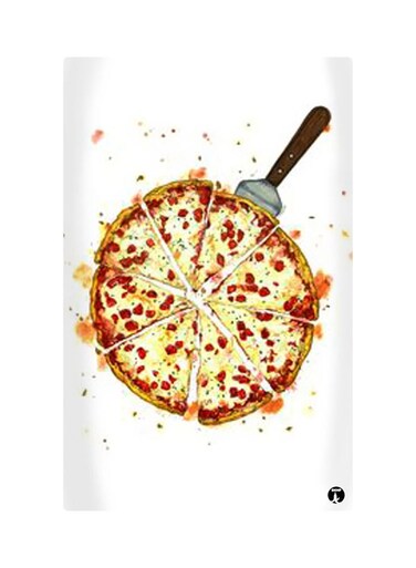 Printed Fridge Magnet Multicolour 8.5x0.4x5.5cm