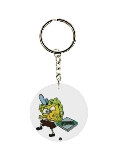 Sponge Bob Themed Keychain