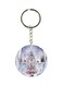 Girl Printed Double Sided Keychain