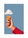 Printed Fridge Magnet Multicolour 8.5x0.4x5.5cm