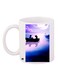 Cartoon Printed Coffee Mug White/Purple/Pink 11ounce