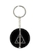 Plastic Harry Potter Printed Keychain Black/White