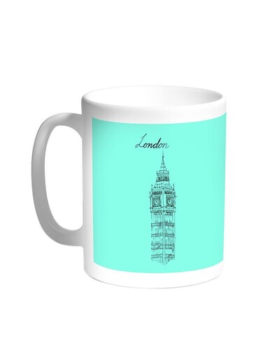 Landmarks - Big Ben Clock Printed Coffee Mug White 11ounce