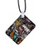 Graffiti Printed Car Mirror Pendant