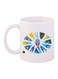Sonic Printed Coffee Mug White/Blue/Yellow
