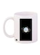 Planet Printed Coffee Mug White/Black/Blue