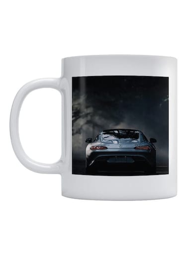 Mercedes Benz Amg Printed Mug White/Black/Blue