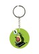 Avocado Cartoon Printed Keychain