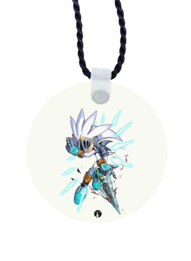Sonic Printed Car Mirror Pendant