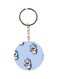 Double Sided Doraemon Printed Keychain