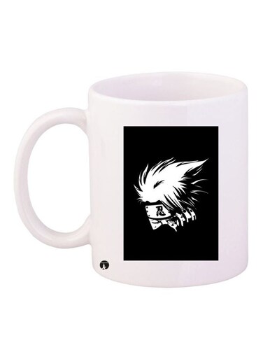 Cartoon Printed Coffee Mug White/Black 11ounce