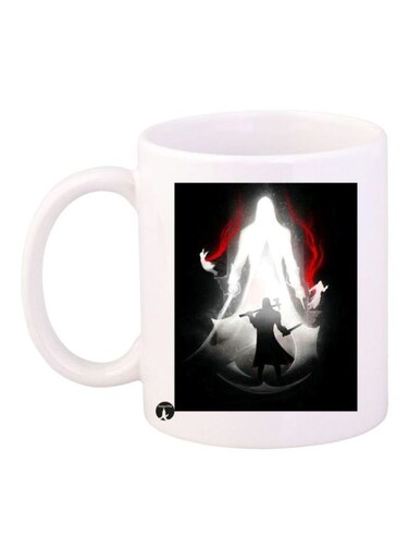 Assassin's Creed Printed Mug White/Black/Red Standard Size