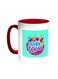 Back To School Printed Coffee Mug Red/White 11ounce