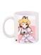 Queen Printed Coffee Mug White/Pink/Beige 11ounce