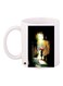 Girl Printed Coffee Mug White/Black/Brown 11ounce