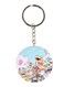 Double Side Anime Digimon Printed Keychain