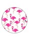 Flamingos Printed Fridge Magnet Multicolour