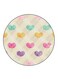 Hearts Printed Fridge Magnet Multicolour