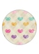 Hearts Printed Fridge Magnet Multicolour
