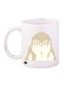 Girl Printed Coffee Mug White/Beige/Brown