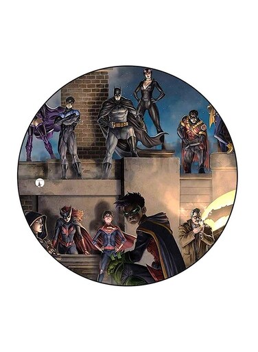 Bat Family Printed Fridge Magnet Multicolour 5.5 x 5.5cm
