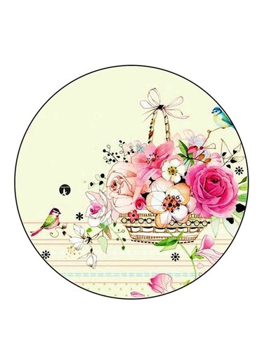 Flowers Printed Fridge Magnet Multicolour
