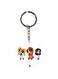 Single Sided Powerpuff Girls Printed Keychain
