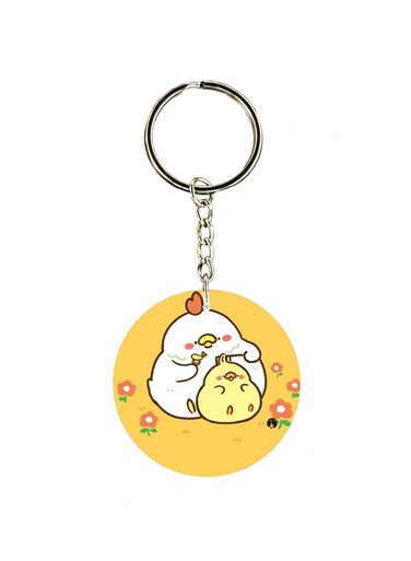 Printed Single Sided Keychain