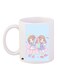 Girls Anime Printed Coffee Mug White/Blue/Pink 11ounce
