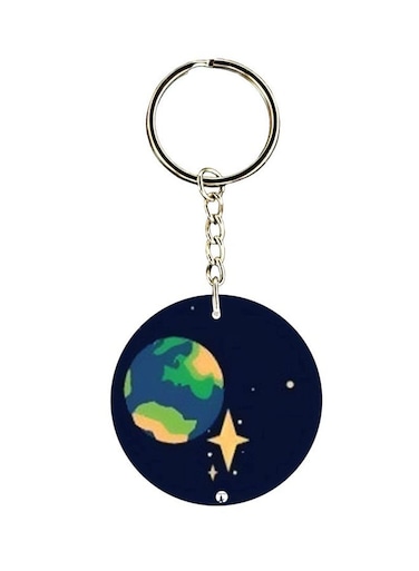 Cartoon Themed Single Sided Keychain