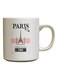 Paris Summer Design Ceramic Mug Multicolour 12ounce
