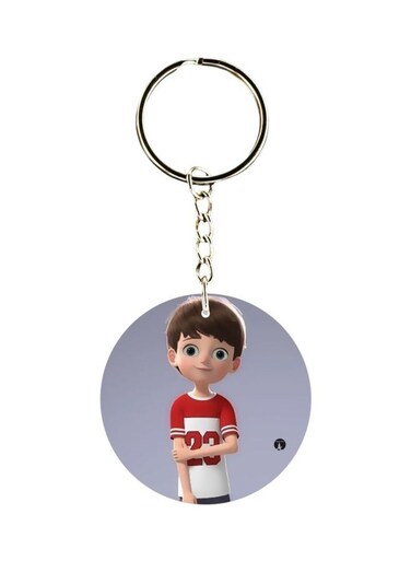 Cartoon Charecter Printed Key Chain