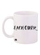 Each Other Printed Mug White Black 300ml